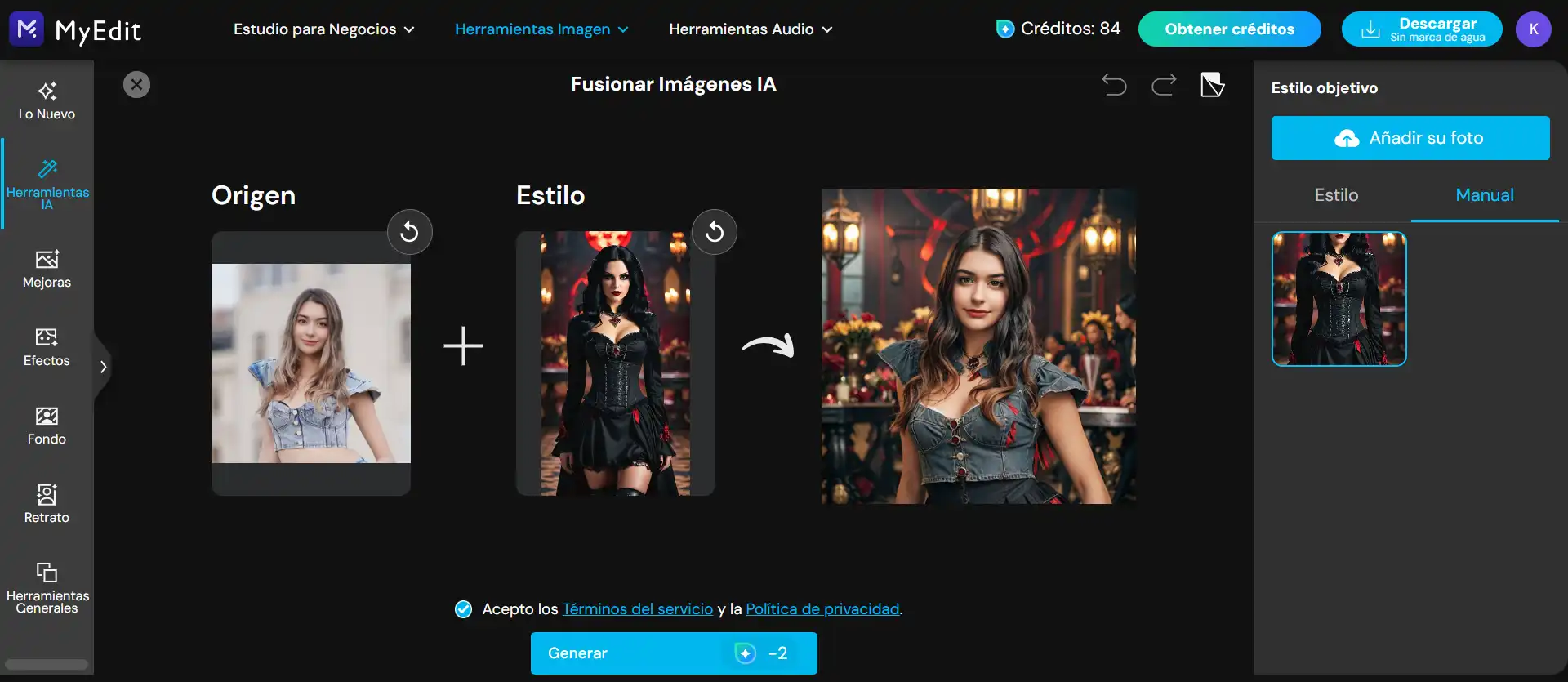 alternativa online para editar tus fotos de Halloween
