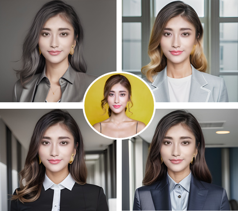 MyEdit - Fonctionnalité de création de portrait IA