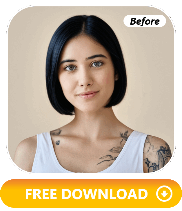 GIF - Change hair color with PhotoDirector App