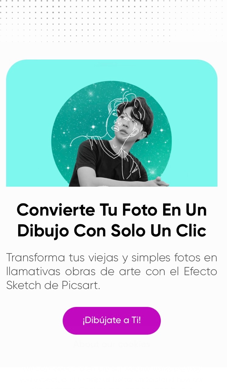 Picsart - Solución online para convertir fotos en dibujos de líneas