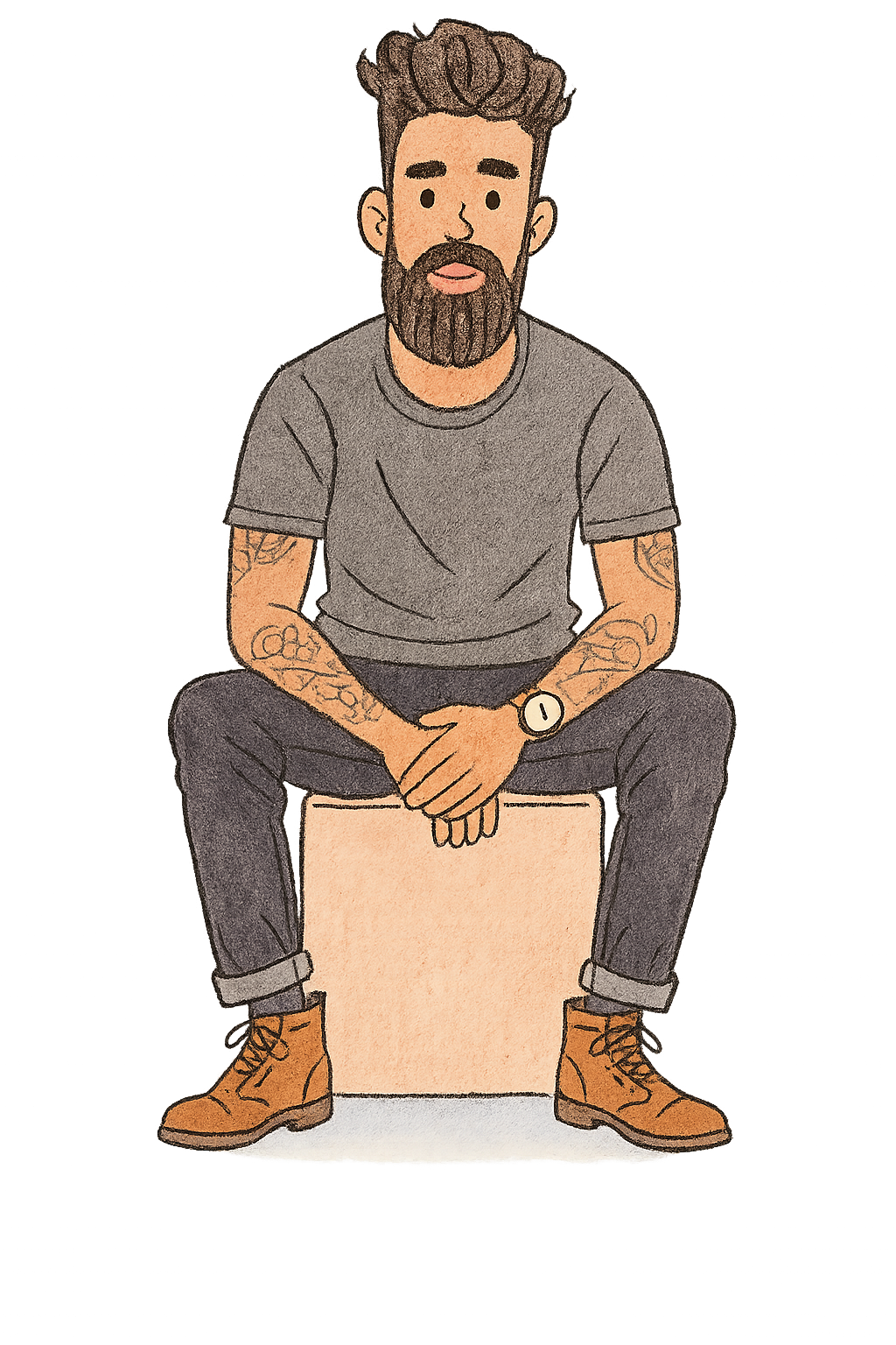 Charlie and Lola character before animation