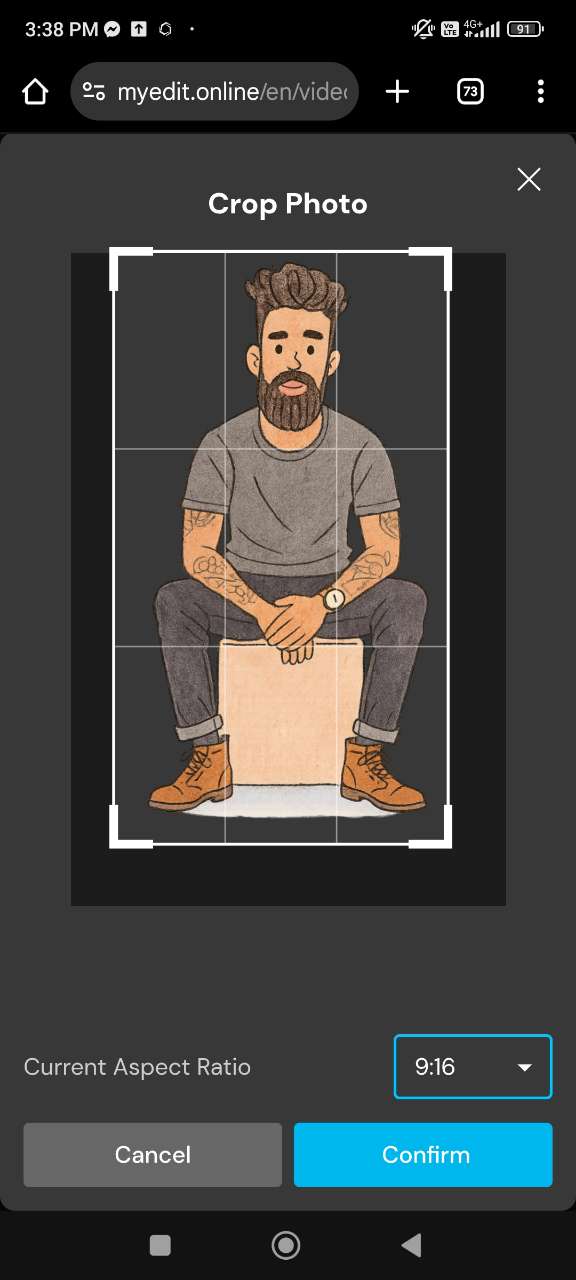 Uploading Charlie and Lola character to MyEdit Image to Video