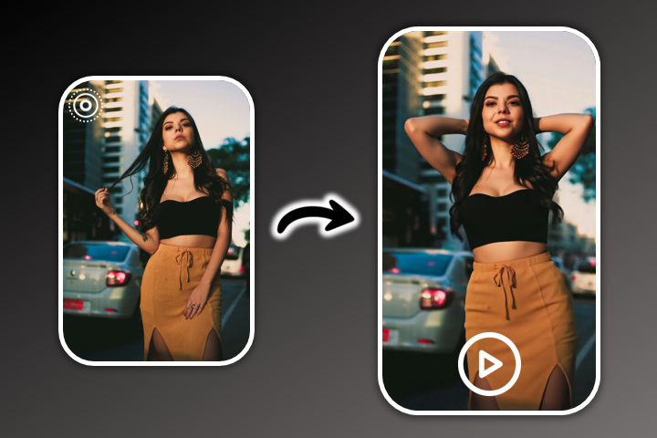 Turn live photos into videos Banner