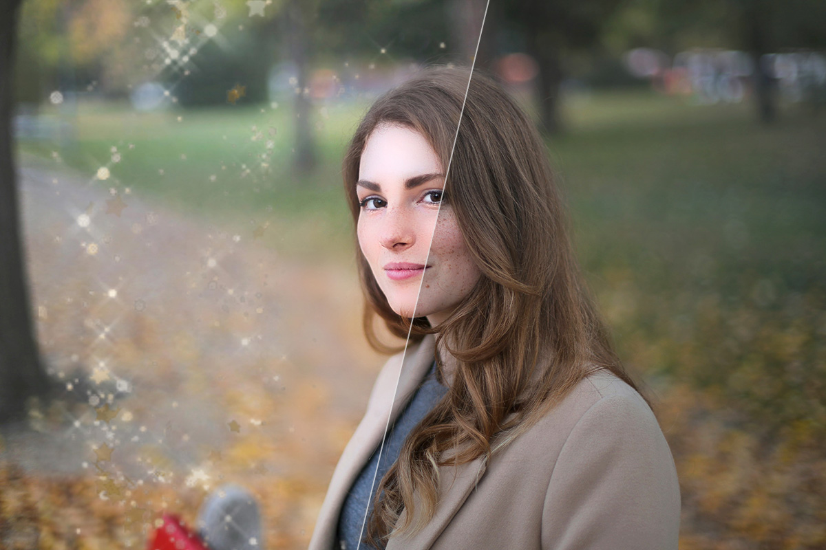 AI beauty test with face analysis