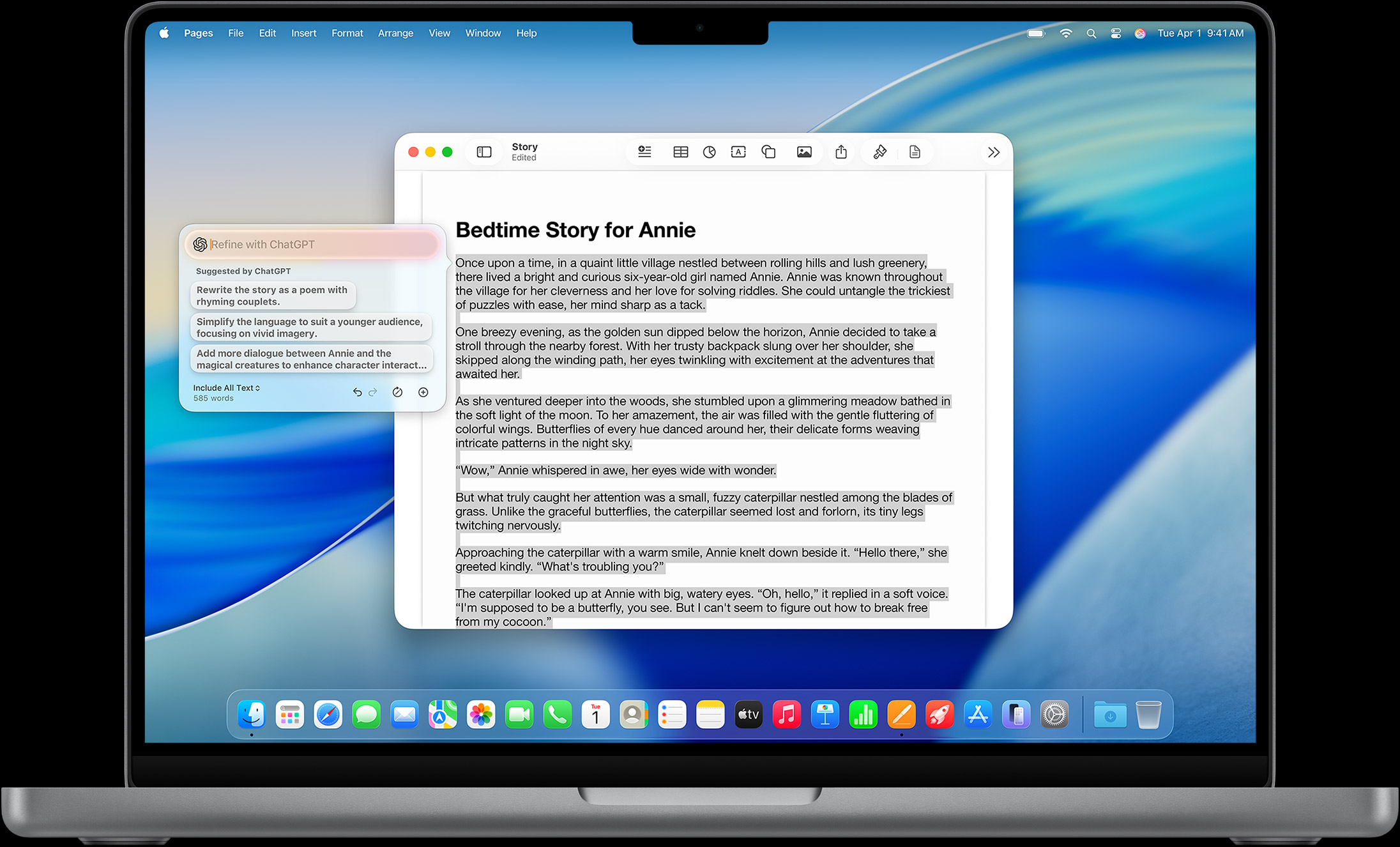 Apple Intelligence 書寫工具