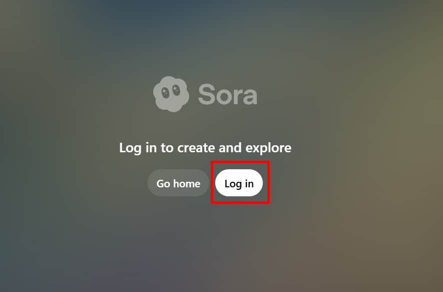 Sora 2 ログイン