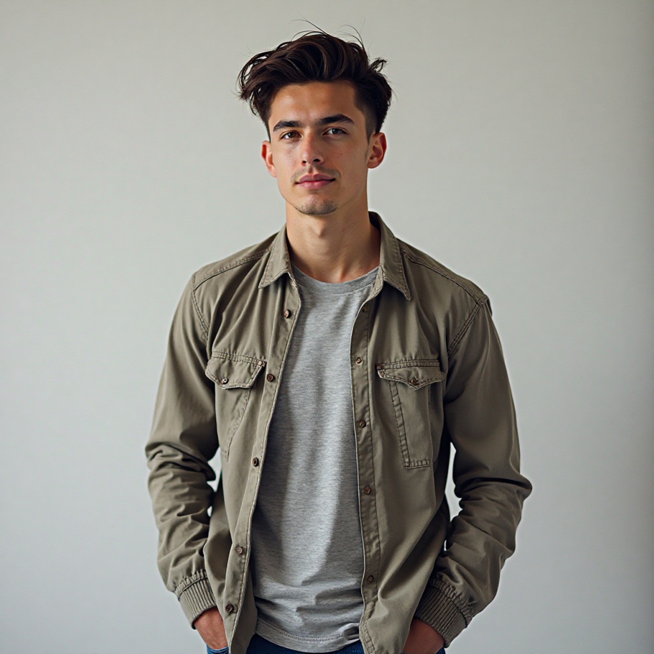 Portrait before outfit change video