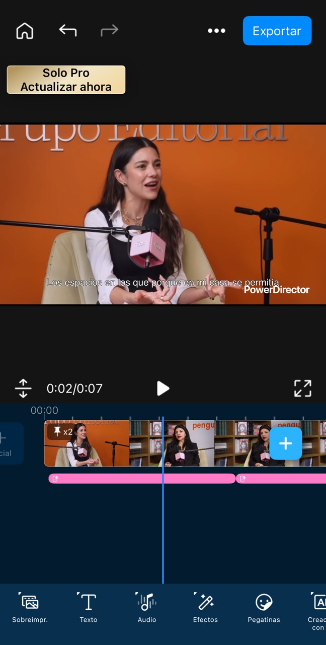 crear un Reel profesional con PowerDirector