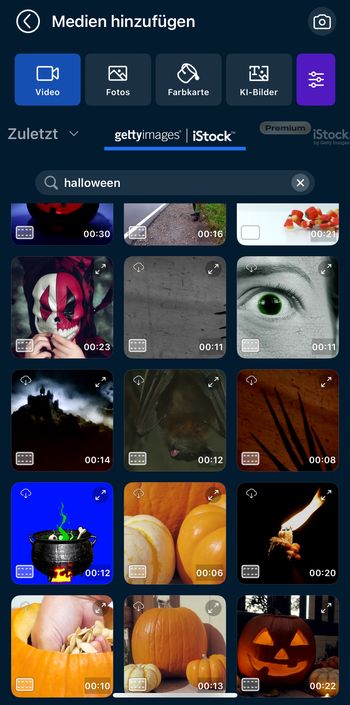 Kostenlose Halloween-Videos zum Downloaden