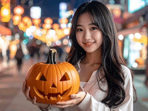 PhotoDirector(フォトディレクター)でハロウィン加工を試した画像