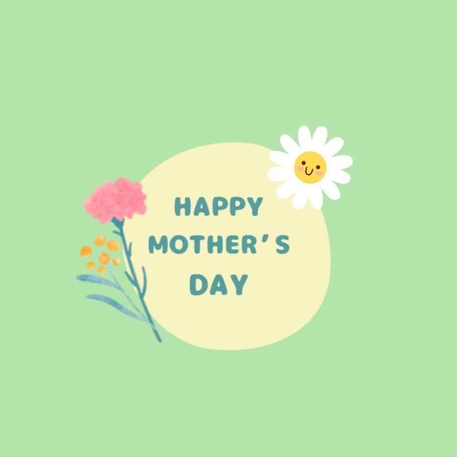 母親節快樂可愛圖案免費下載