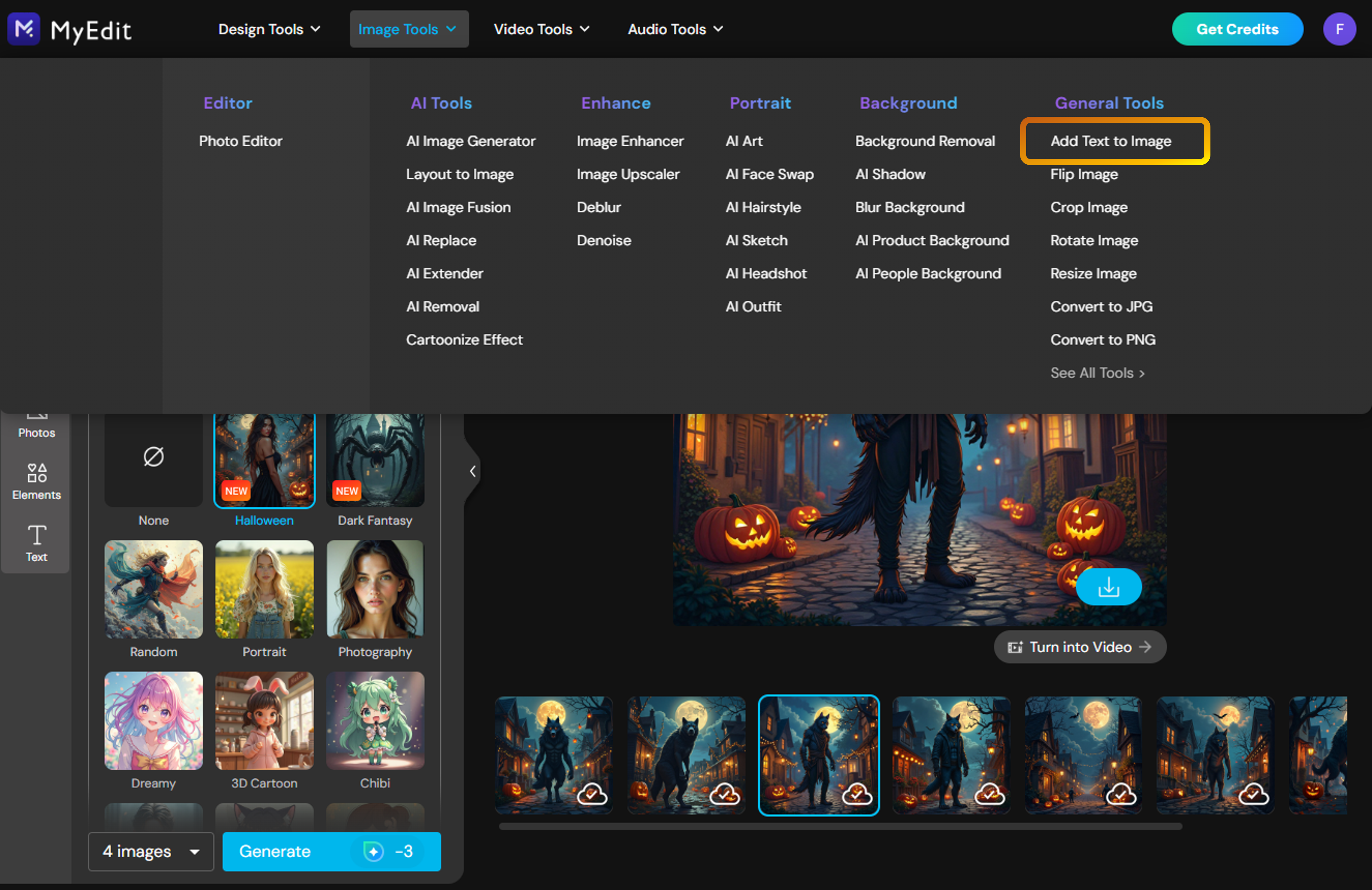 Tutorial - Create an image with Halloween quotes