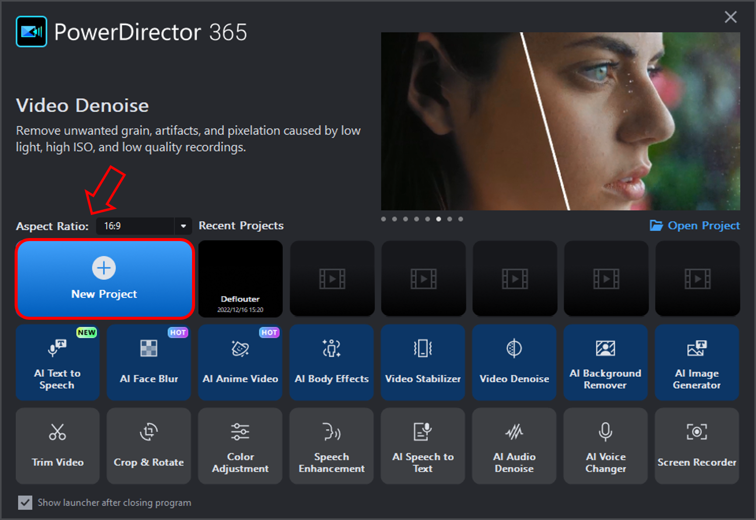 PowerDirector - Launcher