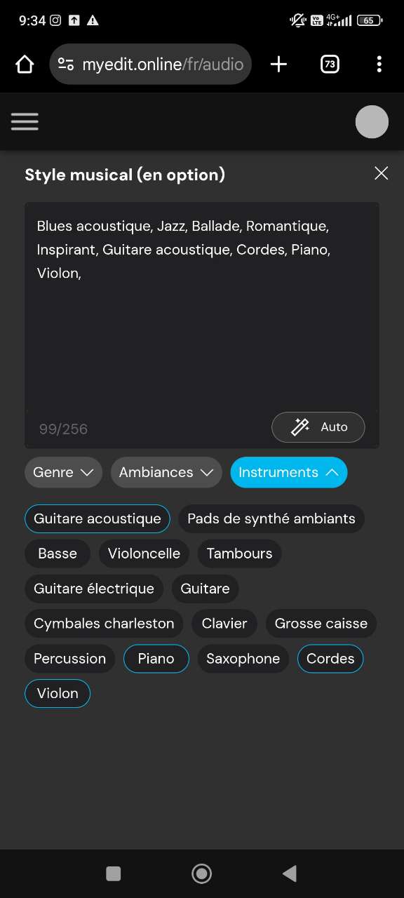 Créer une chanson avec un générateur de paroles IA