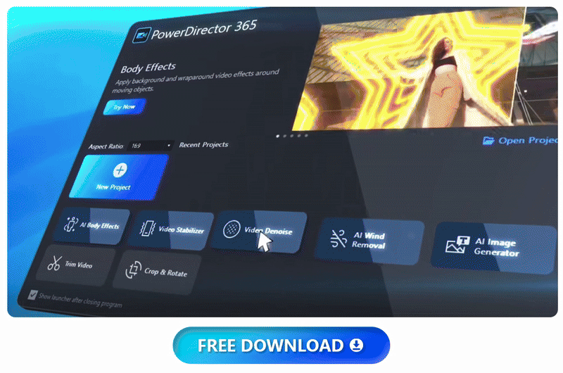 PowerDirector - Best Overall Free Video Editing Software