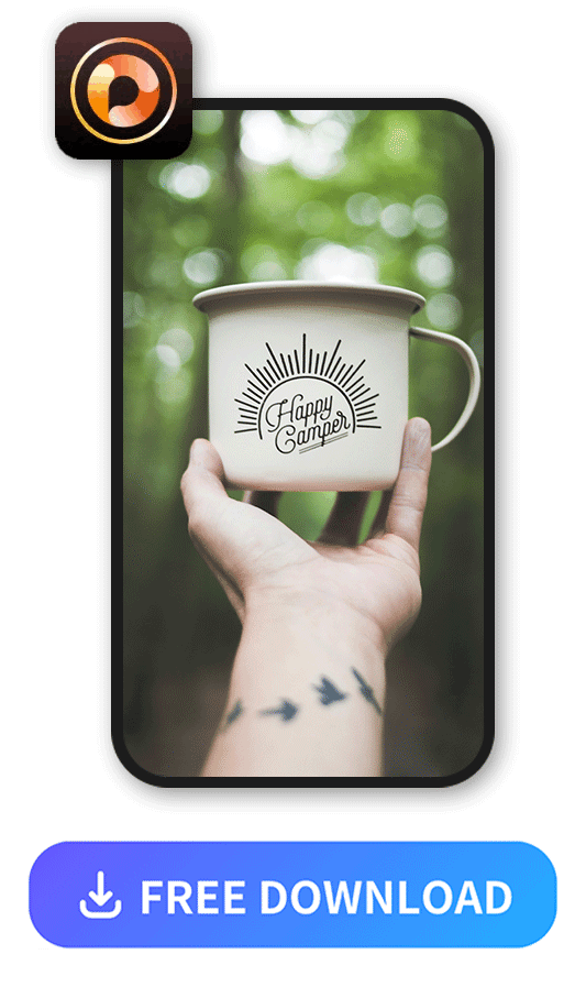 before and after of PhotoDirector's AI removal feature