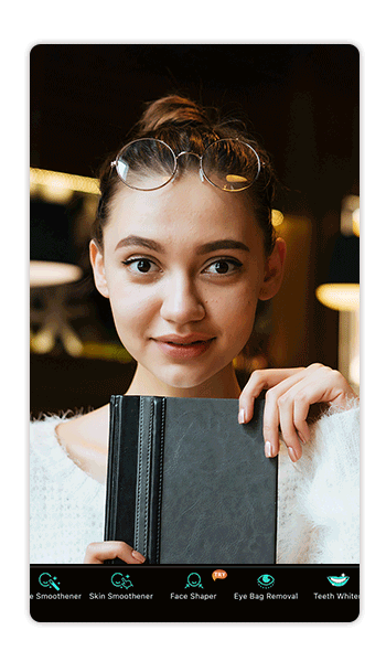 PhotoDirector App - Eye Bag Removal