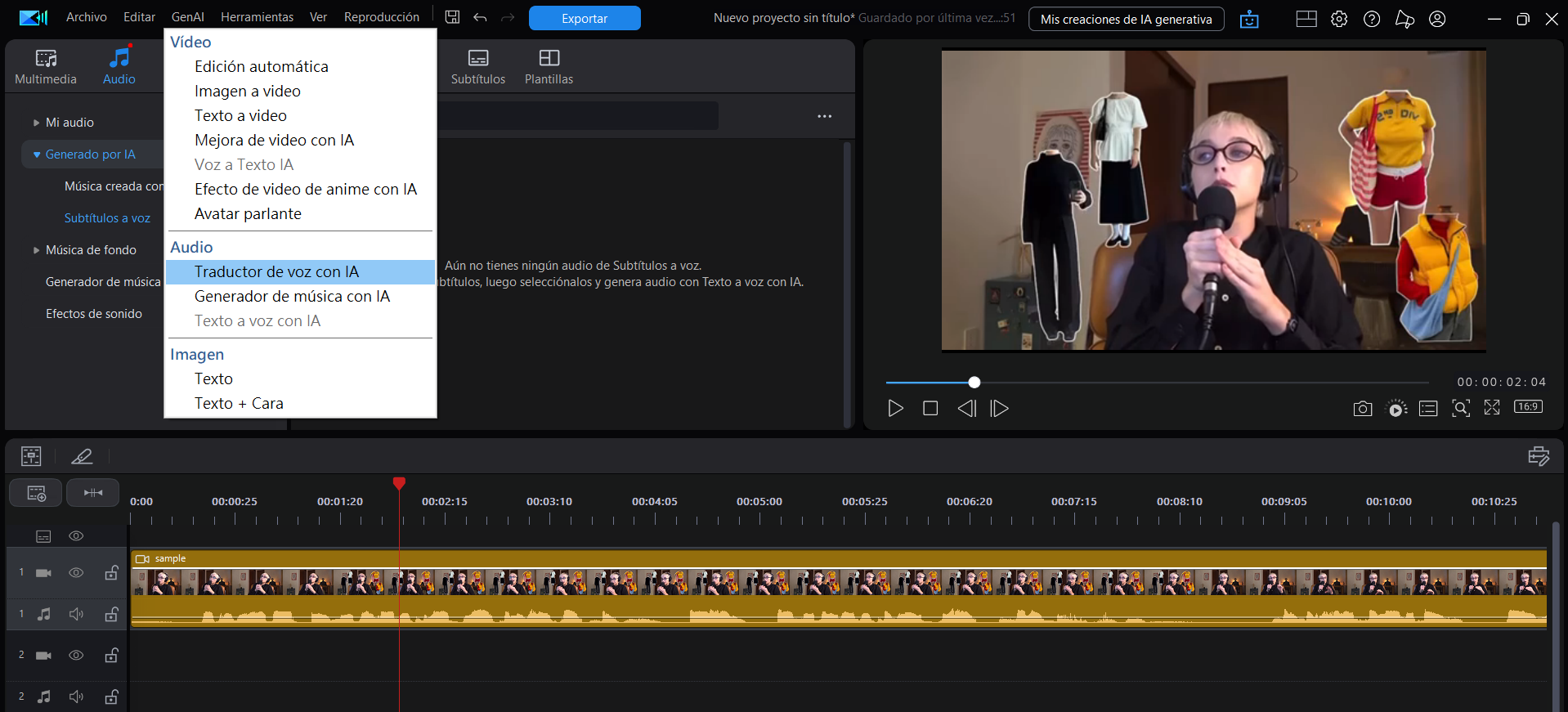 traducir y doblar un video