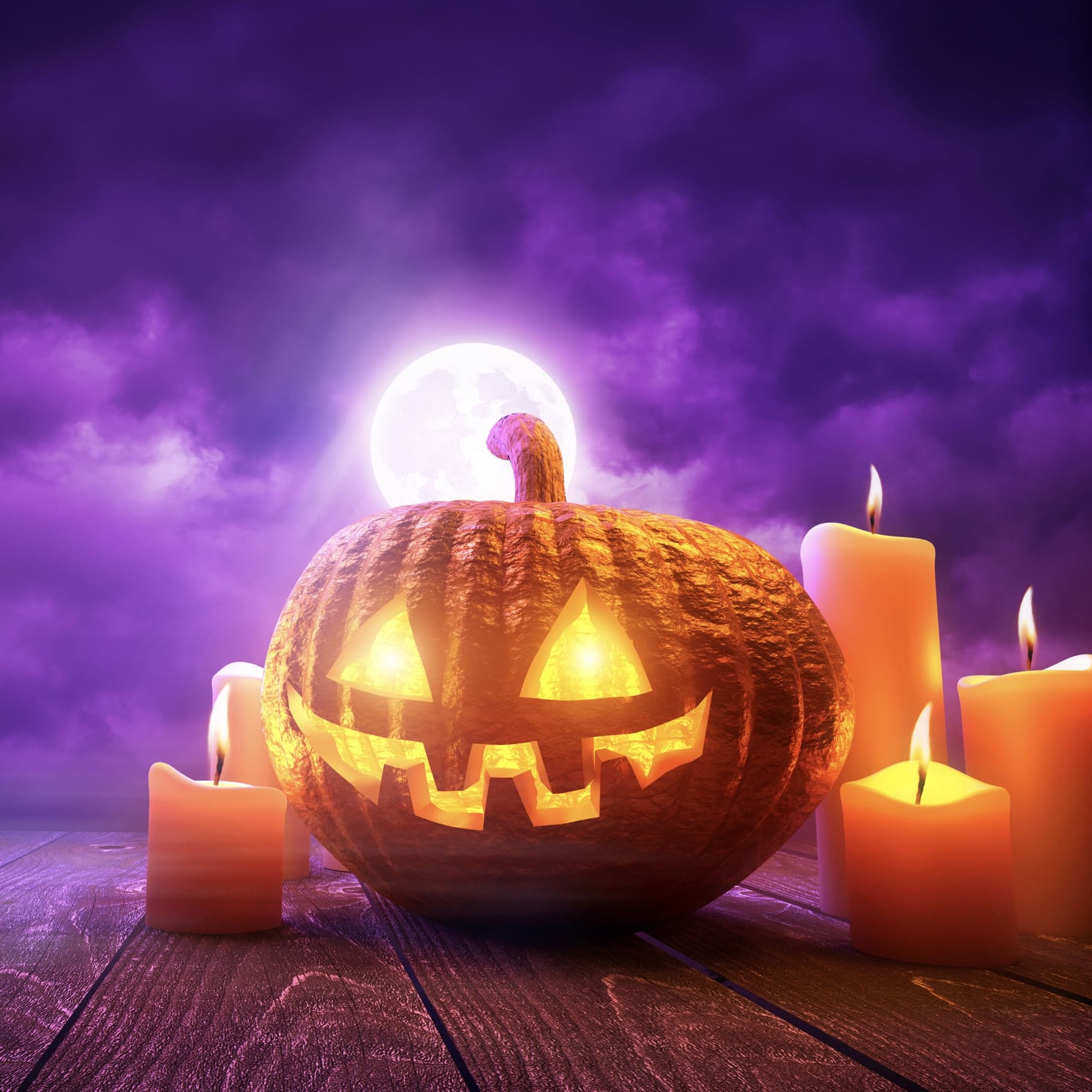 萬聖節背景素材