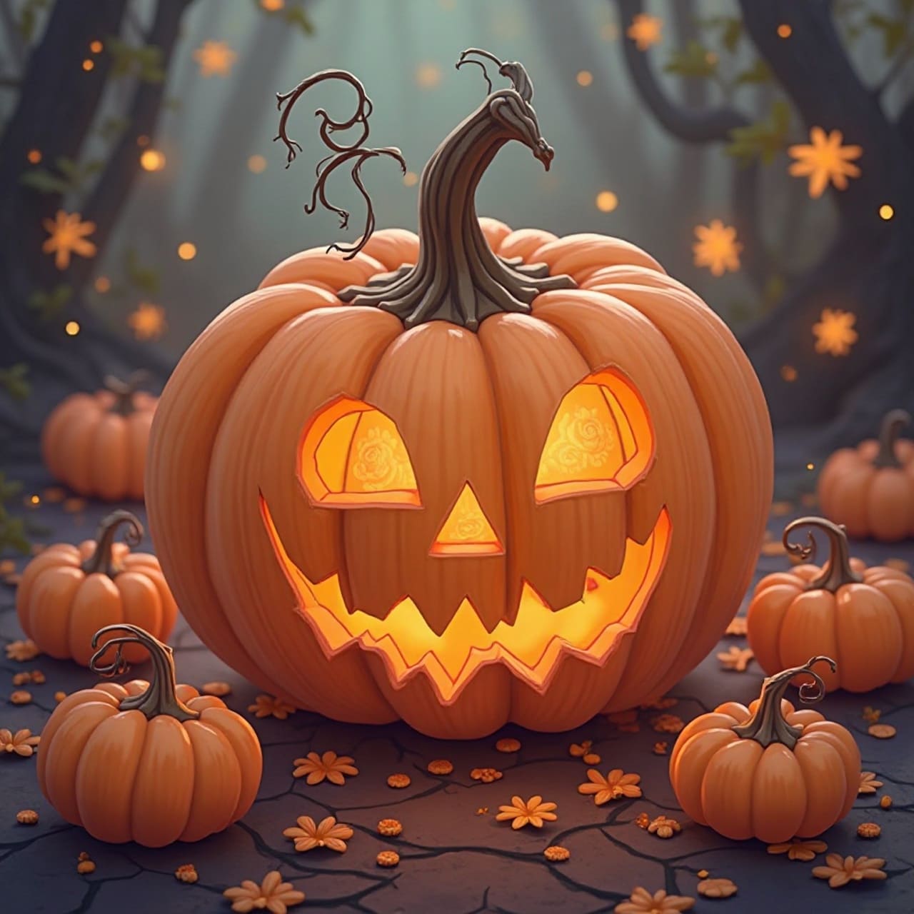 萬聖節南瓜圖案