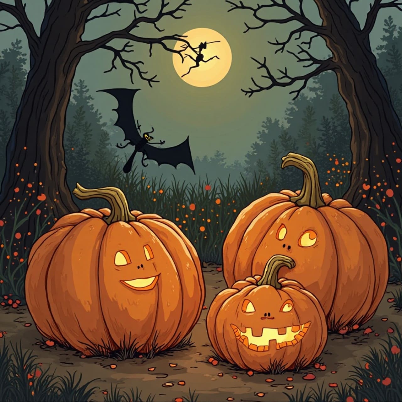 萬聖節南瓜圖案