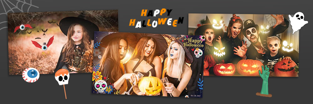 %year%萬聖節圖案免費下載，可愛Q版南瓜、蝙蝠和幽靈圖案素材