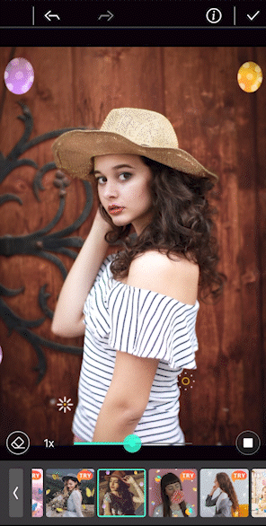 PhotoDirector App - Cute Overlay