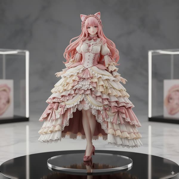 完成図：「フィギュア風」画像生成