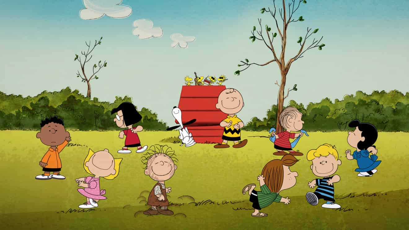 Imagen de los personajes animados de Peanuts