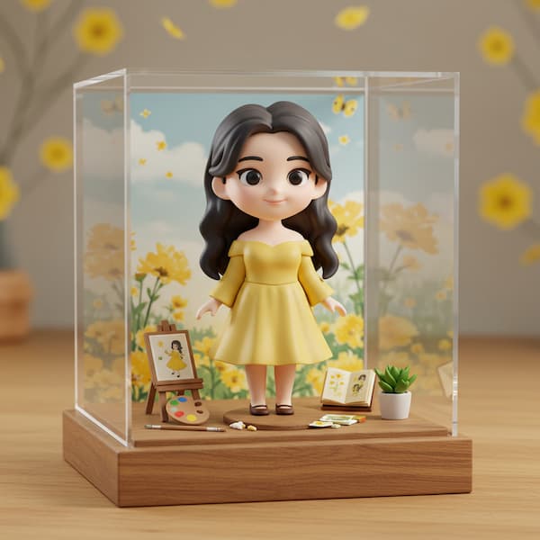 AIアート(アクリルボックス)の参考画像