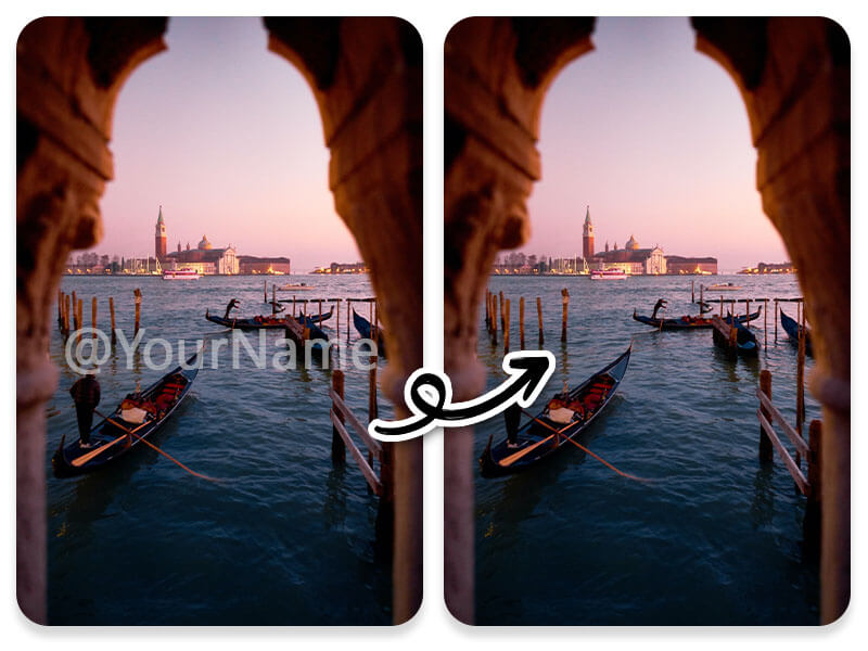 Remove Watermark with YouCam