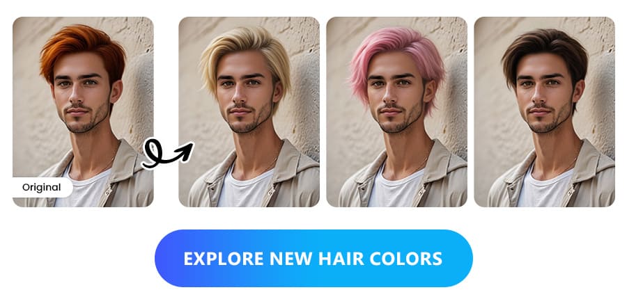 Hairstyle Try-on with MyEdit