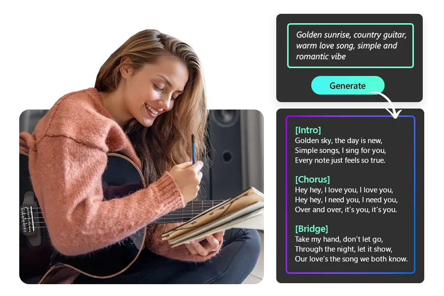 MyEdit AI Lyrics Generator