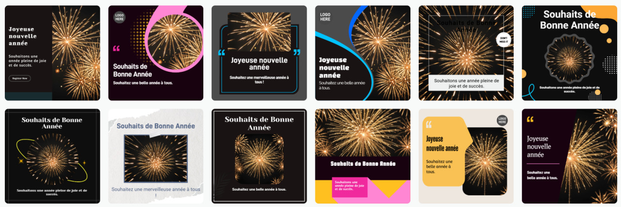 Propositions d’images personnalisées pour la bonne année 2026