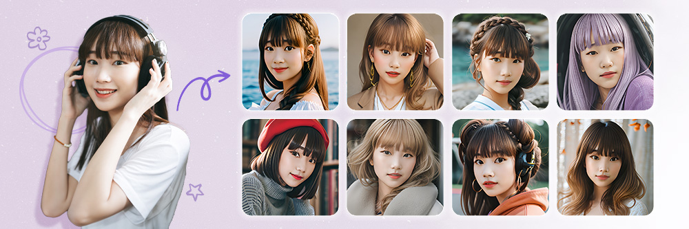 AI 換髮型 App 一鍵髮型模擬，找出命定長度及直捲髮造型