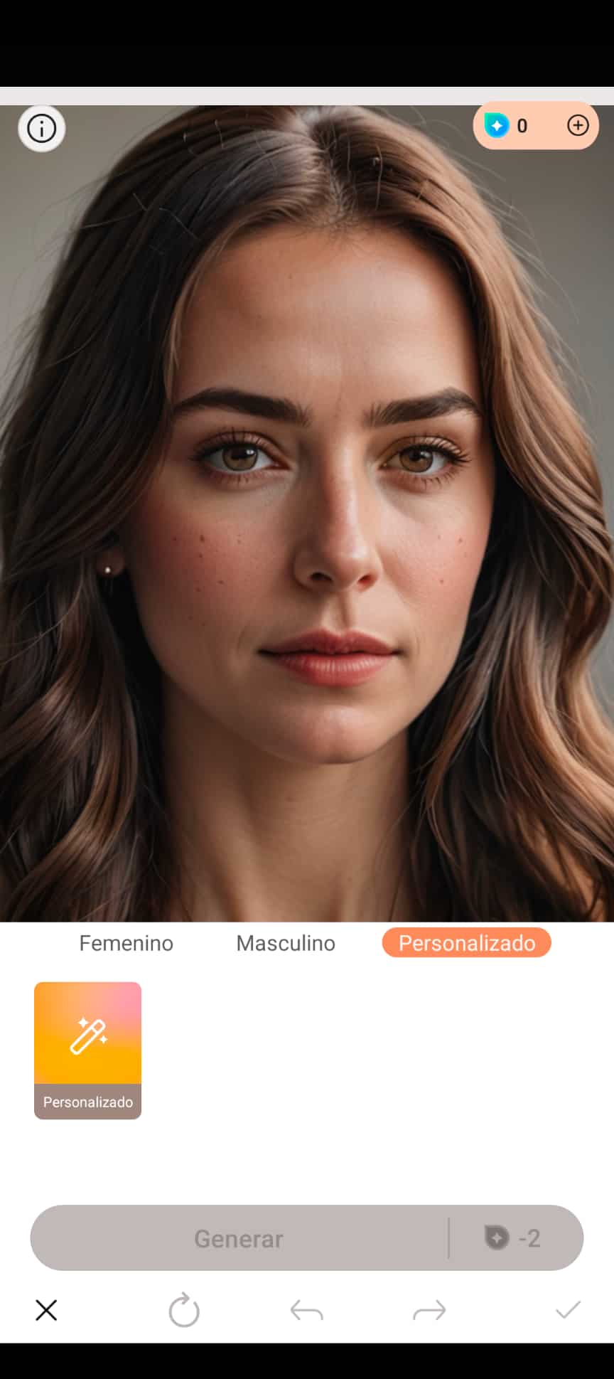 Herramientas Peinado IA de PhotoDirector