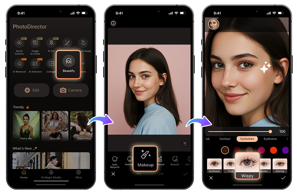 How to Add Lashes to a Photo with Eyelash Filters