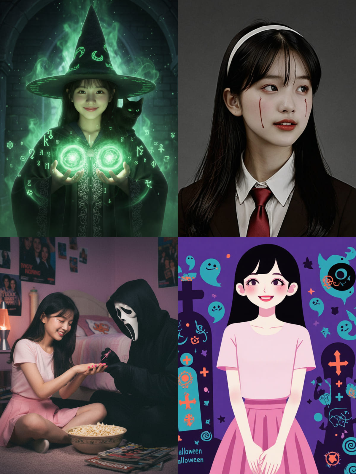 相片大師 AI生成萬聖節圖案