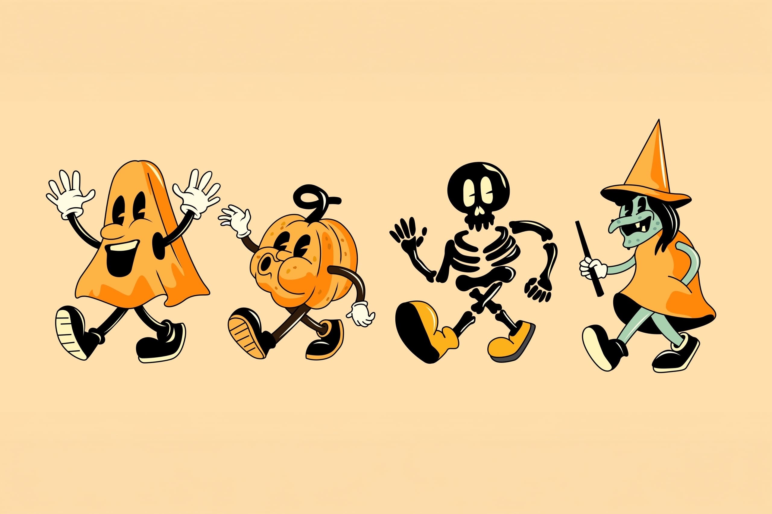 萬聖節 Q 版圖案