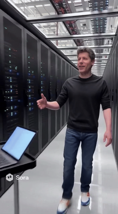 OpenAI’s CEO Sam Altman inserts himself in the Sora 2 AI video