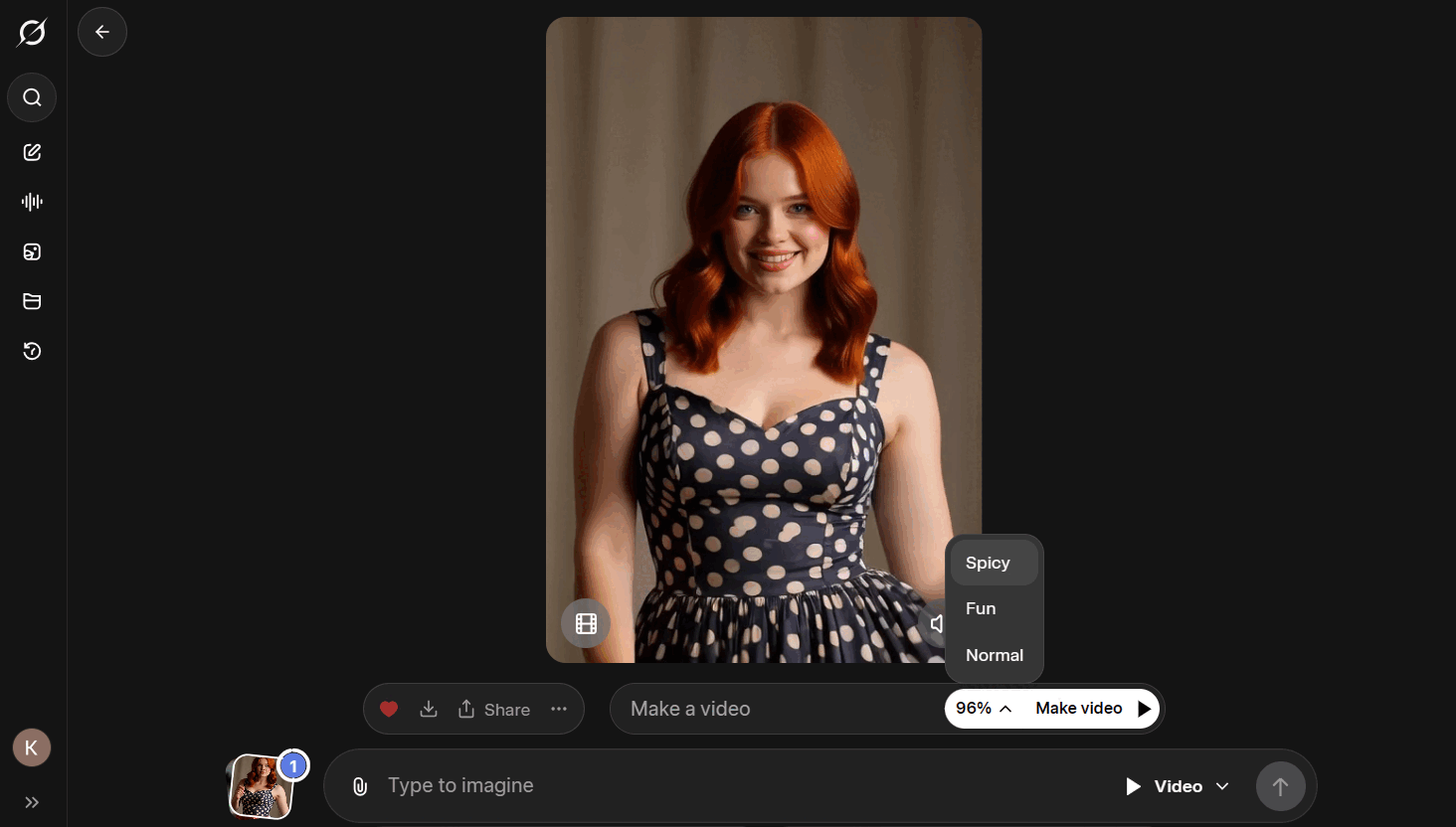 그록 이매진 스파이시 모드
