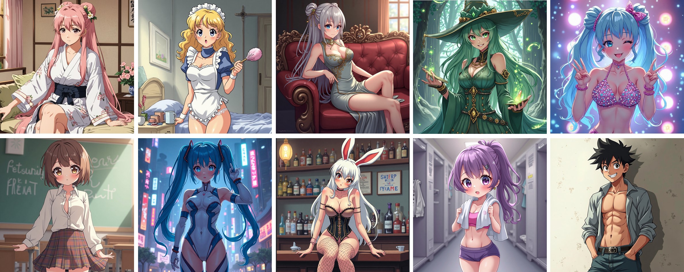 MyEdit KI-Bilder Beispiele im Anime-Look