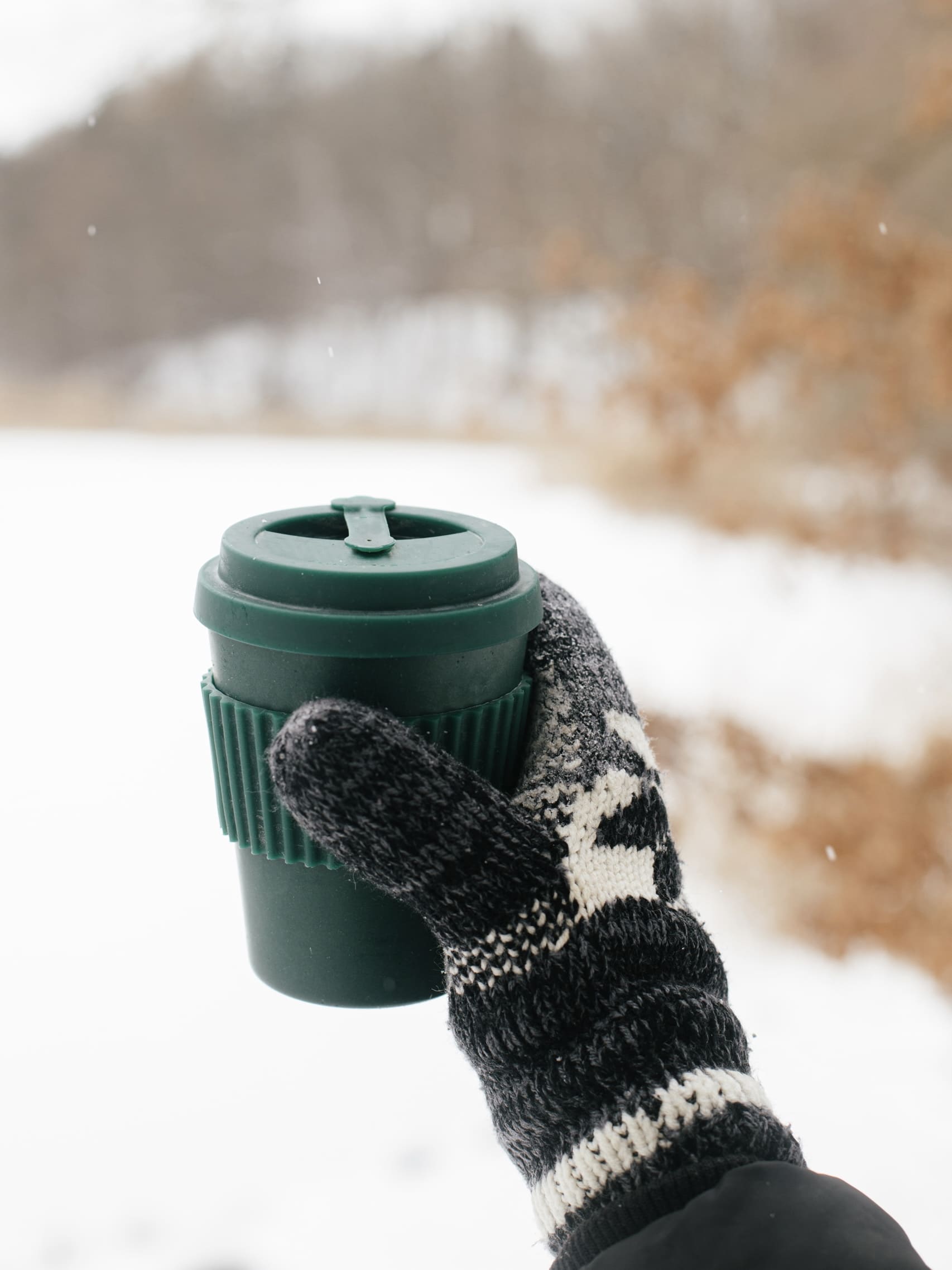 天氣冷問候圖案素材