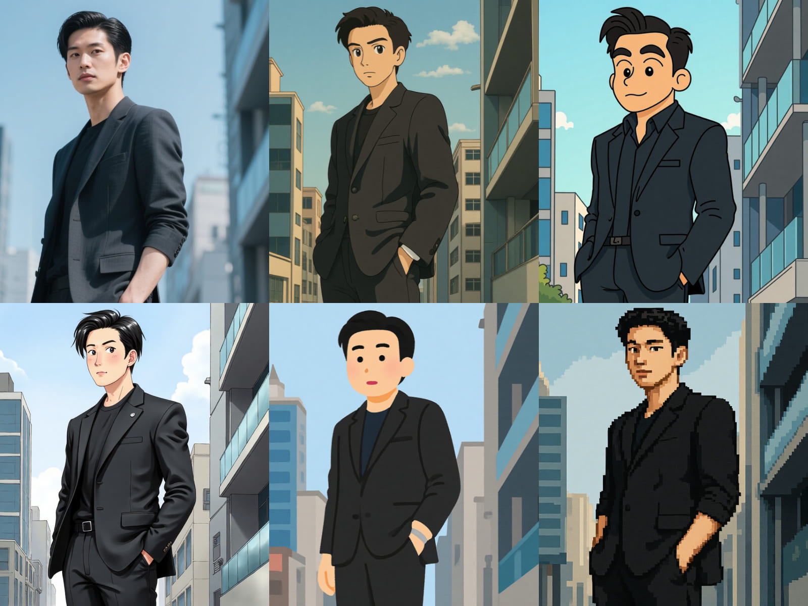 AI 照片：卡通分類