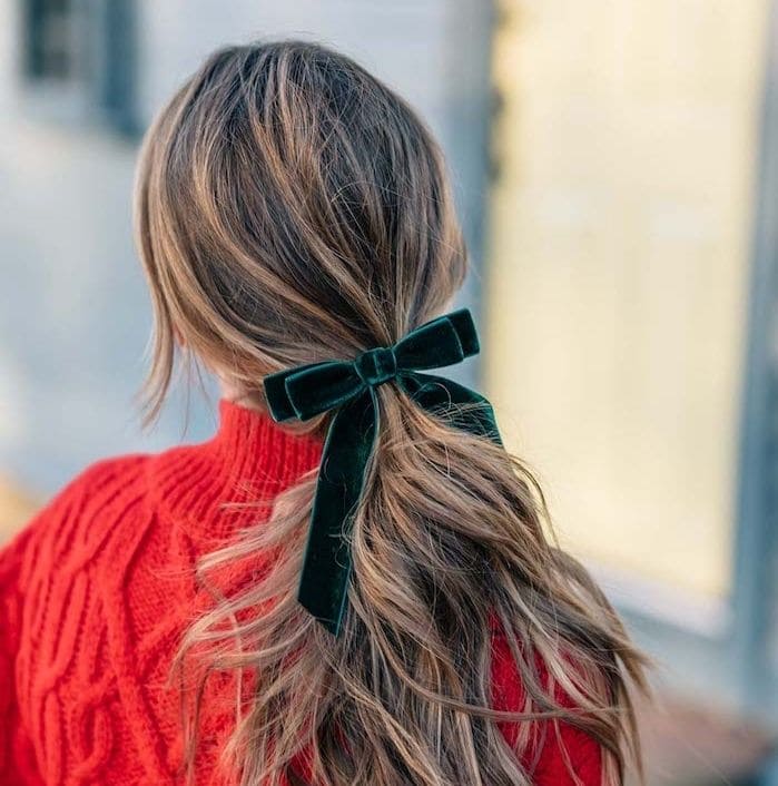 Queue-de-cheval basse satinée