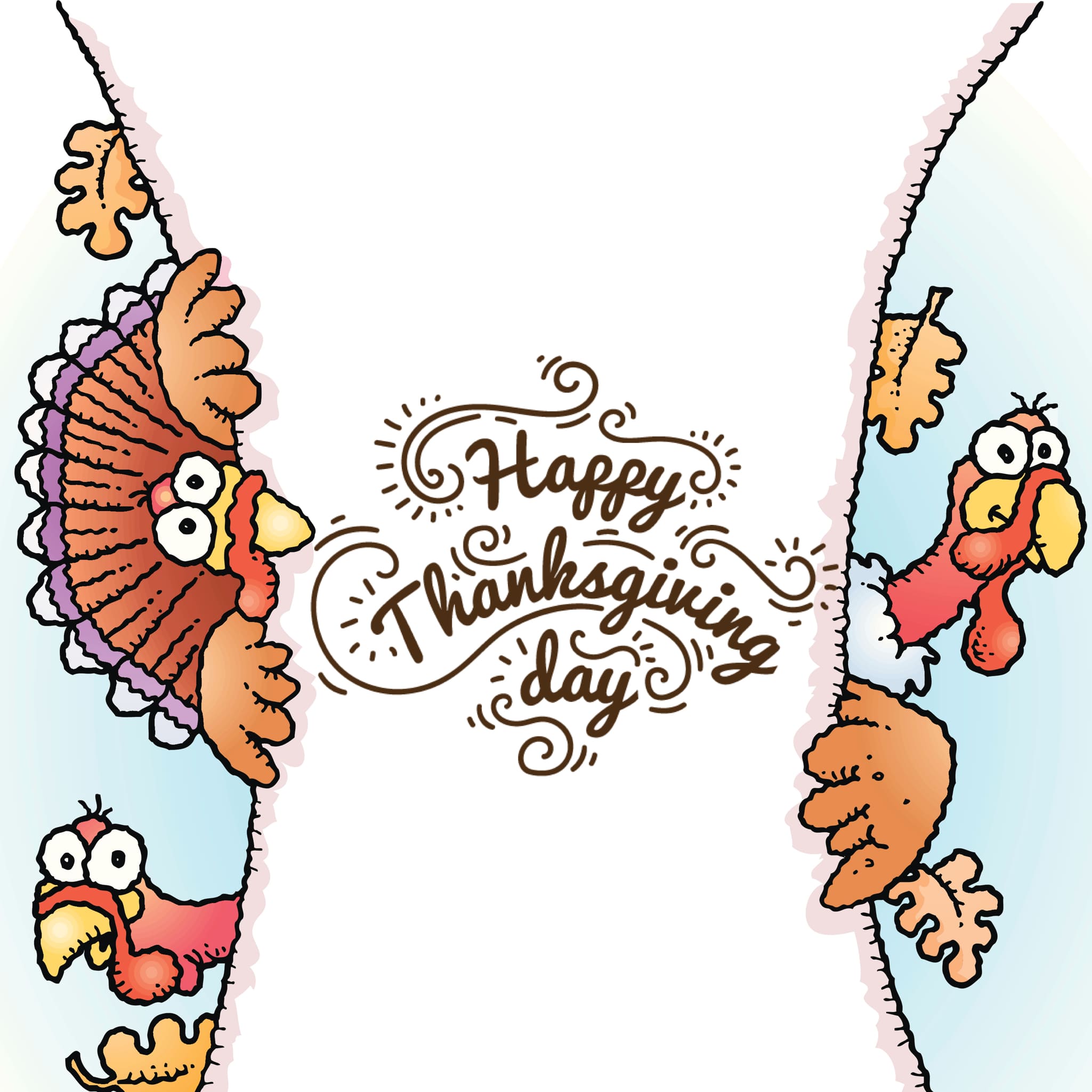 感恩節卡片素材