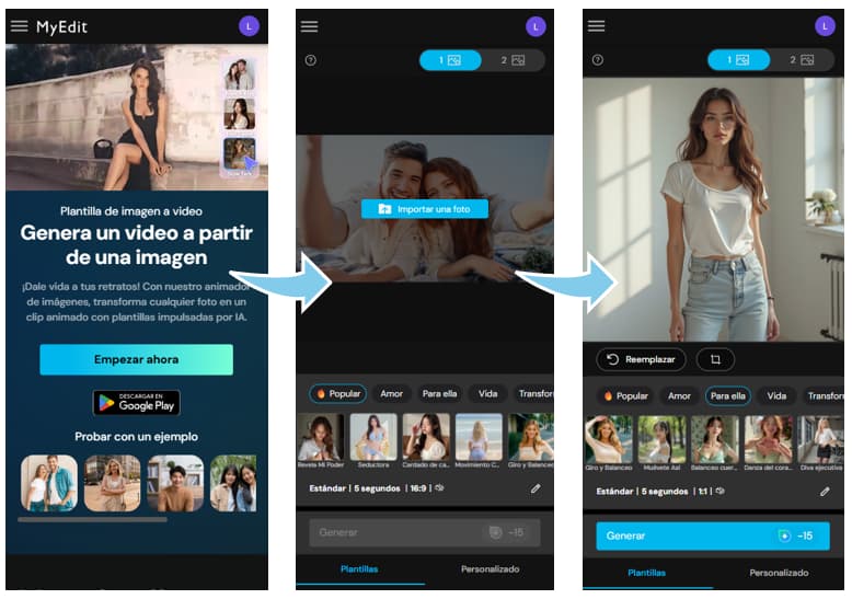 Herramientas de video de MyEdit
