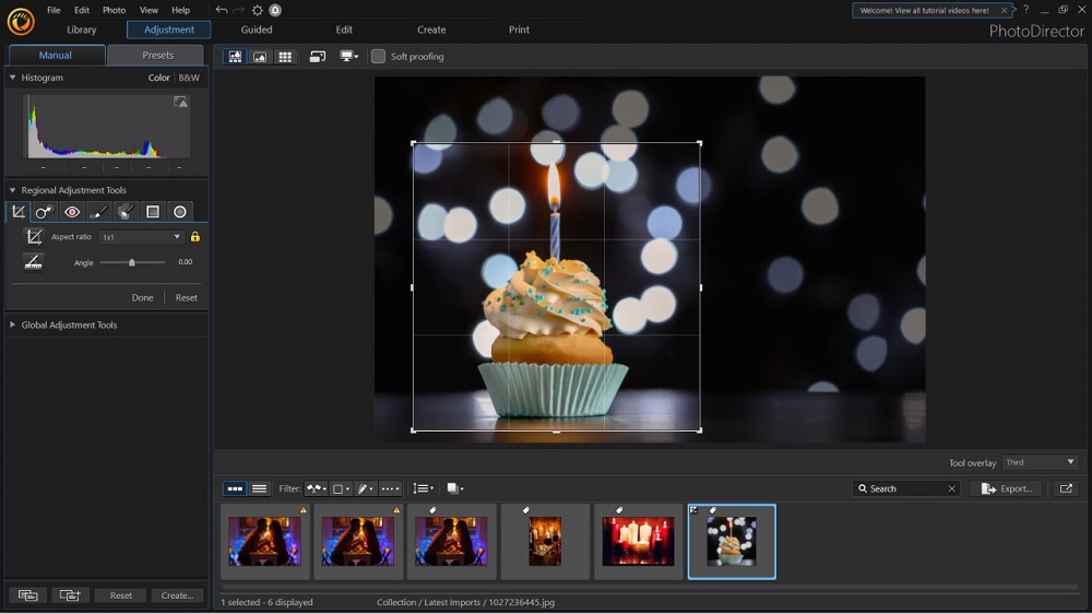 PhotoDirector Interface