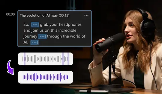 Édition audio basée sur le texte
