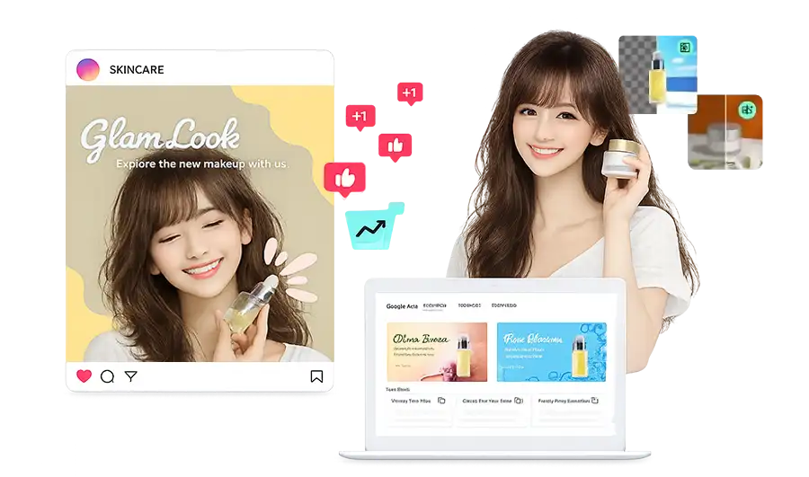 Promeo turning a finished video edit into social media ads and marketing campaign assets